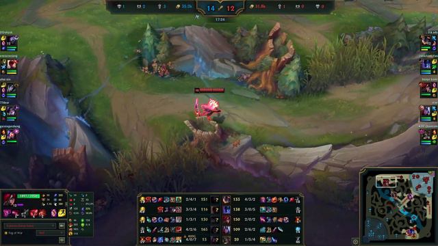 KOREAN CHALLENGER KATARINA SOLO CARRY GAMEPLAY!  CHALLENGER KATARINA MID GAMEPLAY  13.24