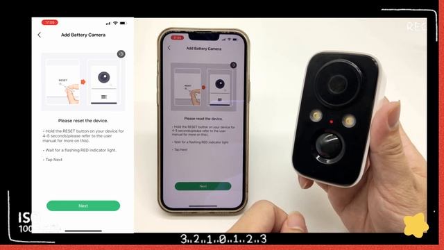 IHOXTX DF220 Battery camera WIFI connection method video （Please select 1080P and above to watch）