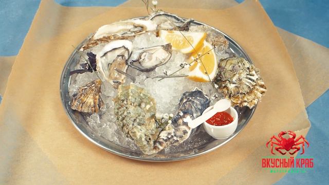 Видео Ассортимент Вкусный Краб