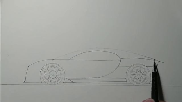 How To Draw A Bugatti Chiron Pur Sports
