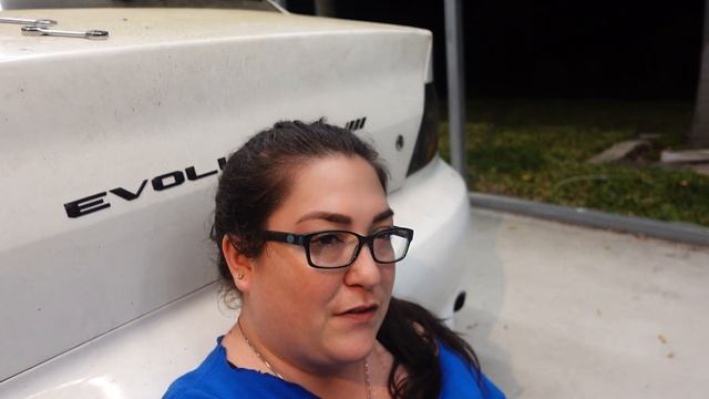 Moved the 4 post lift OUTSIDE!