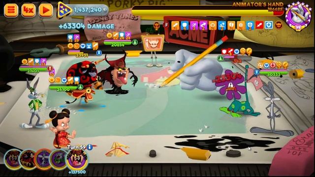 Animator's Hand R&D: Amuck Difficulty - No Amuck Achievement | Looney Tunes: World Of Mayhem