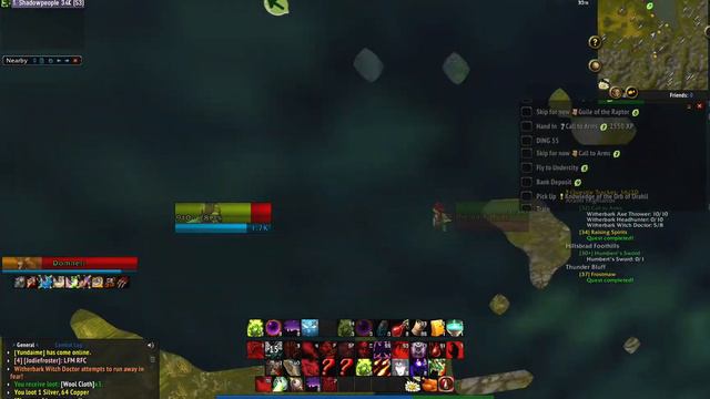 Wow Classic Season Of Mastery Warlock Leveling Lvl35 P4 Arathi Highlands