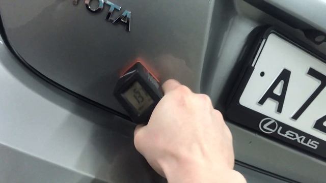 Проверка толщины ЛКП Авенсис 3