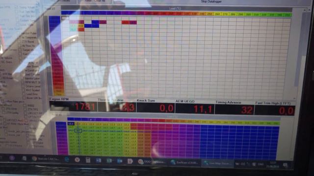 Mitsubishi Outlander Turbo EvoScan AFR Loggs.