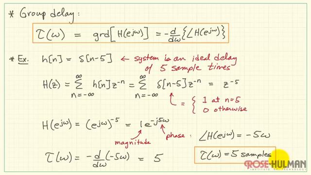 Tutorial: Group Delay