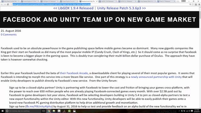 This Week In GameDev -- Week 38 August 29/2016