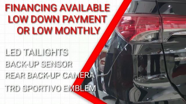 Toyota Fortuner TRD 2020 4X2 2.4l Dsl At