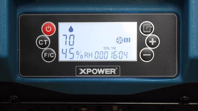 XPOWER XD-85LH 145Pint LGR Commercial Dehumidifier With Auto Purge Pump For Water Damage Restoratio