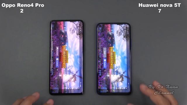 Oppo Reno4 Pro Vs Huawei Nova 5T | SpeedTest And Camera Comparison