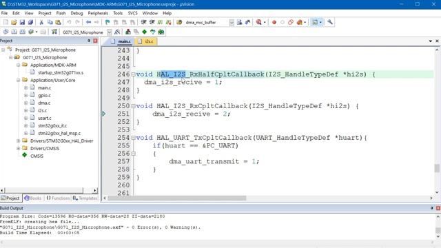 STM32. Урок 29. I2S. Inter - IC Sound. Part 2. Принимаем звук и шлём в UART