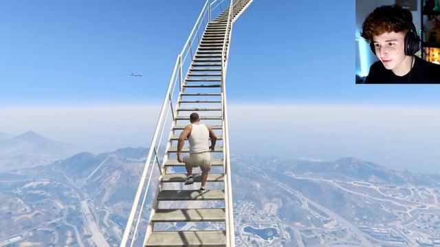I Found A STAIRWAY To SPACE In GTA 5.. (GTA 5 Mods)