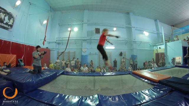 Тринадцатые соревнования по прыжкам на батуте.Родионова Анна Анатольевна
