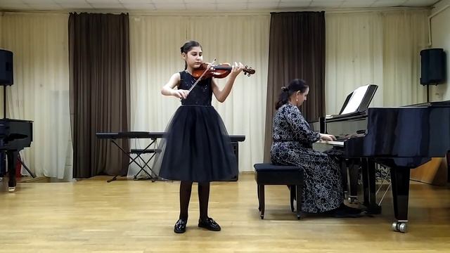 Алекьян Милена 10лет Н.Бакланова Этюд-стаккато,О.Ридинг Концертино D Dur,Дж.Эллертон. Тарантелла