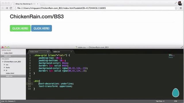 Học Bootstrap 3 Ghi đè Giá Trị CSS #30