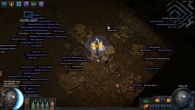 Path Of Exile - Standard League  - Unique Maps Run - Vaults Of Atziri