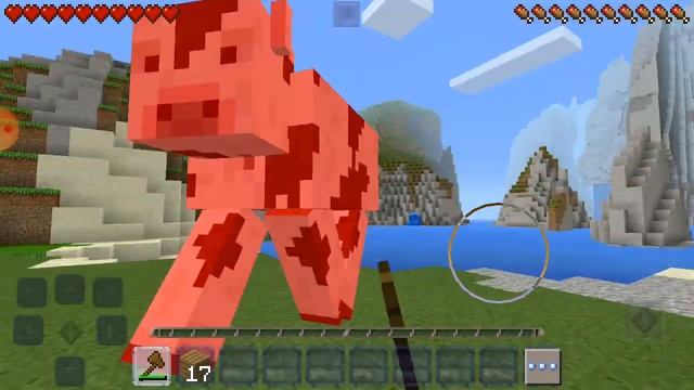 меня попросил поиграть Minecraft старая версия кажется это называется Minecraft слоник