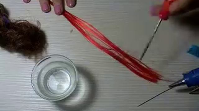 ✿DIY✿ Первый этап работы над ООАКом  ✿Прошивка волос ✿ Monster High Doll