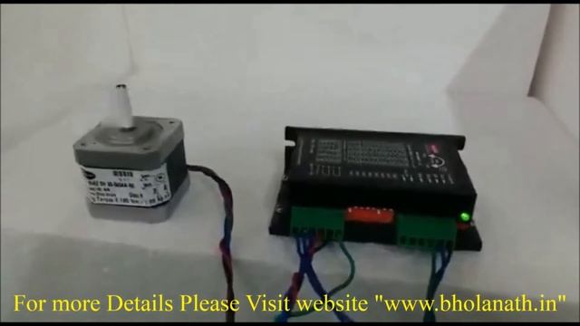 BHOLANATH MEDICA STEPPER MOTOR Model No:-BH42SH33-0404A-B6-1.85Kgcm-HINDI VERSION