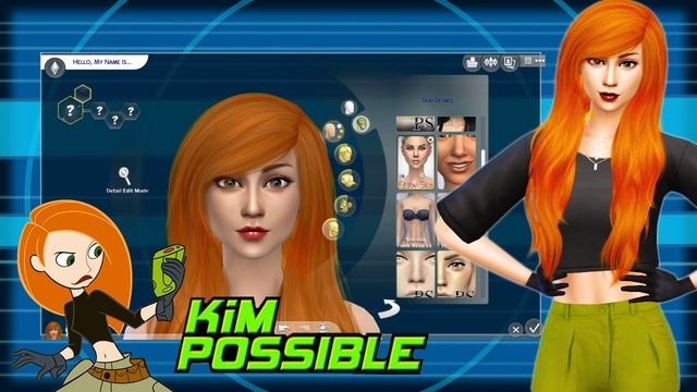 The Sims 4  | Create A Sim: Kim Possible
