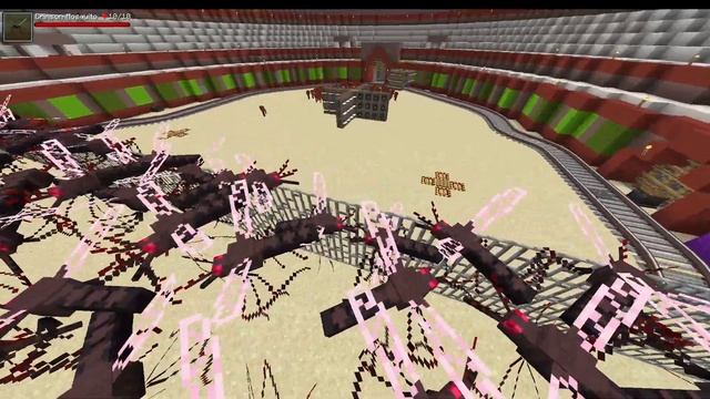 Minecraft. Битвы: Мобы из мода Goblins & Dungeons против мобов из мода Alex's Mobs.