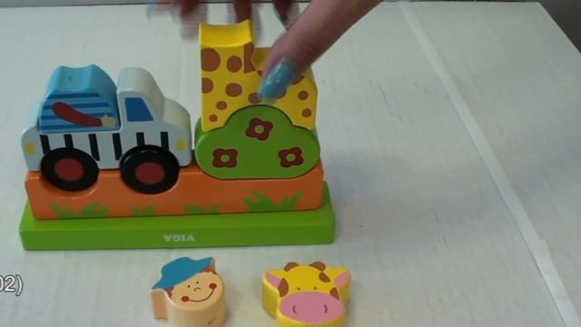 VIGA Магнитная деревянная игрушка   Зоопарк (59702)
