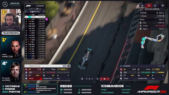 LECLERC LA LÍA EN MÓNACO #7 | F1 Manager 2022 - MERCEDES - Temporada 1
