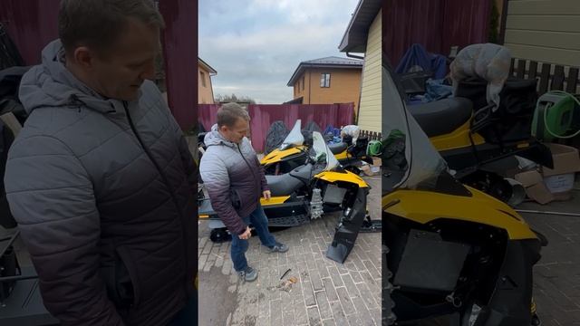 Новая партия электро снегоходов Тикси