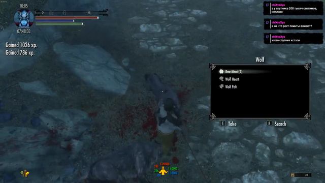 [ENG/RUS] [Skyrim Requiem] [No Death] Char #42: Inga