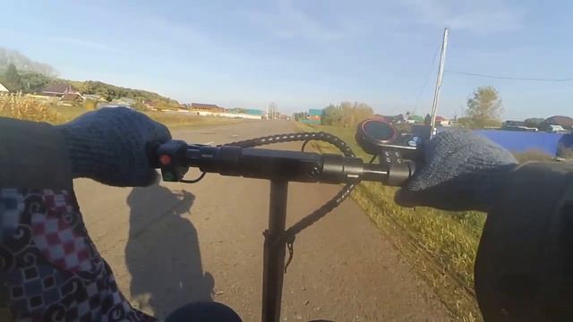 Езда на электросамокате Kugoo M2 в соседний поселок в магазин Магнит
