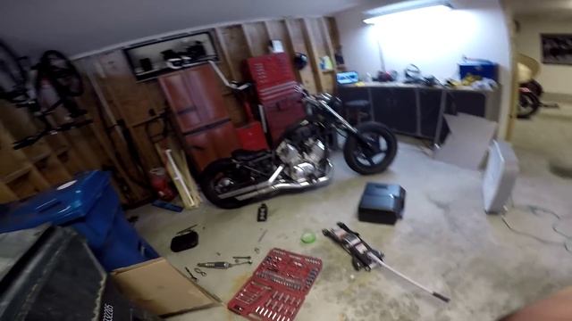 Cleaning Up The Magna - Lowering The Bike