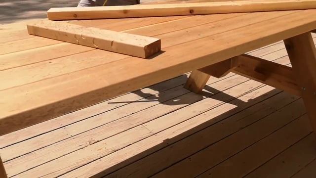 Август 5, 2020  - Как сделать стол для пикника