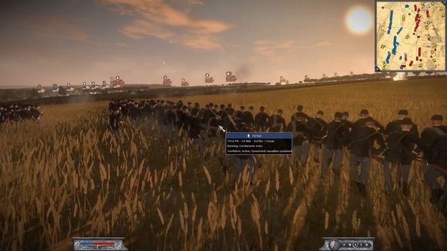 Gettysburg: Pickett's Charge - North & South: American Civil War Mod Gameplay