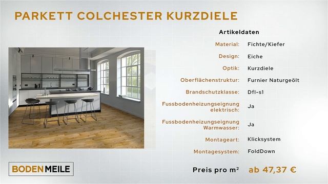 Parkett Colchester Kurzdiele Bei Bodenmeile.de Kaufen