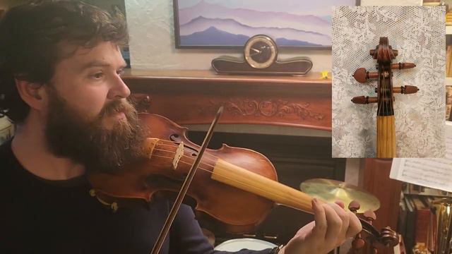 200 Year Old Violin With 100 Year Old Gut Strings!  Jeff Taylor On A Violin Rescued By Schnefsky