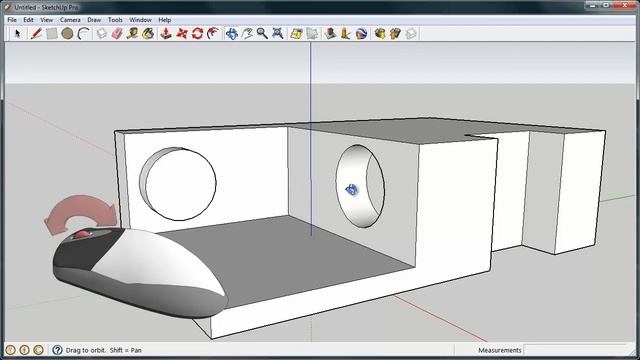 Уроки по SketchUp 8  Для начинающих  Урок 1