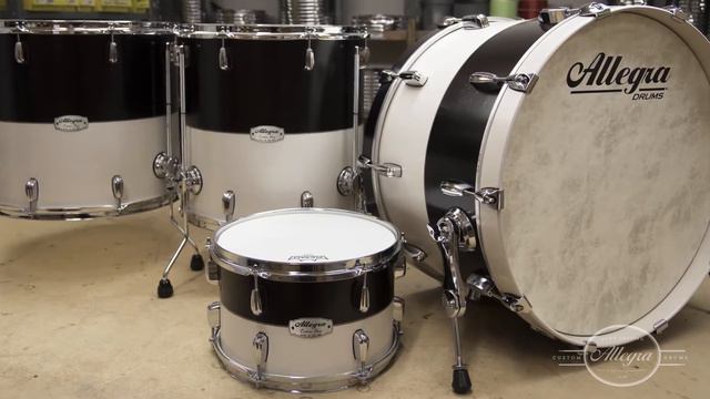 Allegra Drums Custom Shop Tuxedo Kit