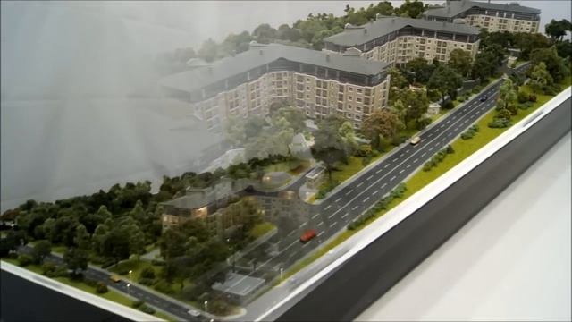 макет ЖК НОВЫЕ ВЕШКИ. коттеджный поселок. EZZOmodels