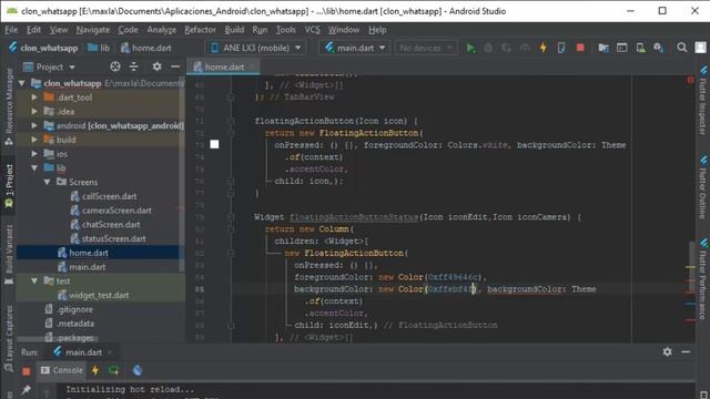 Flutter UI: Desarrollando WhatsApp Desde Cero || Material Design