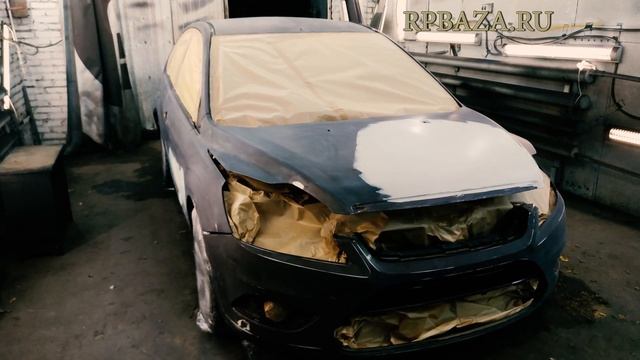 Ford Focus - покраска авто и сверхпрочное покрытие ТИТАН а так же жидкую шумоизоляцию Аэролюкс