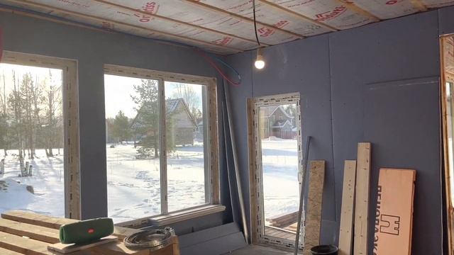 Обзор классного дома 12х11 метров с 3-мя террасами и 4-мя фронтонами #каркасныйдом #проектдома