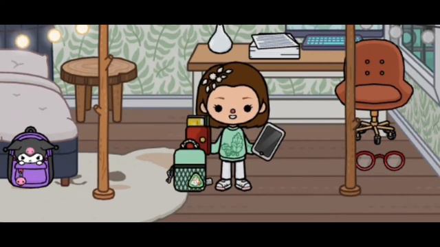 24 часа в зелёном цвете/тока бока/ Toca Boca/ Toca Mina