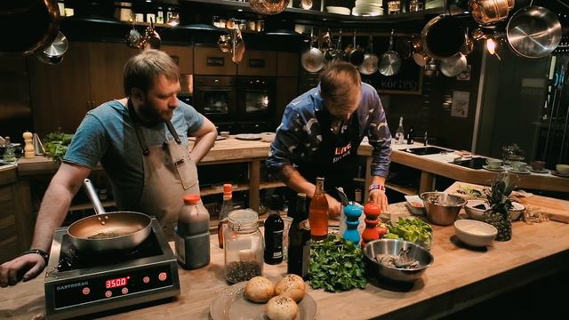 Бородатая Жратва. Креветочные бургеры