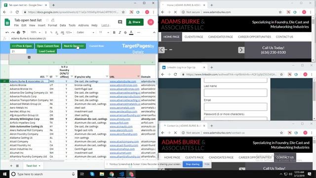 Chrome Extension To Open All Links From Row To Target Tabs By Nadeem Gorsi