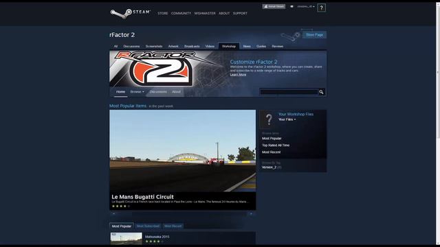 How To Find A Friends RF2 Steam Workshop Items