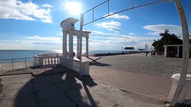Алушта. Обновленная набережная. Пляж 