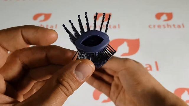 Щётка туннельная Comair, синяя с резиновой ручкой, 3020639/721004