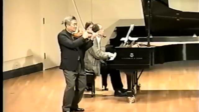 Chin Kim David Oei Ravel Sonata 2nd Movement #Blues Mannes Faculty Recital 05-11-11
