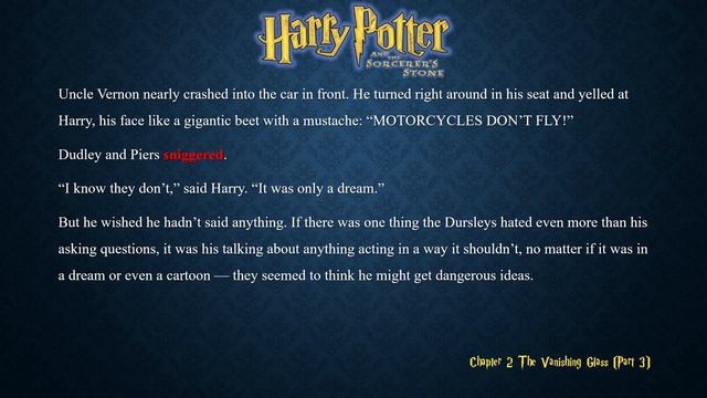 Learn English With Harry Potter And The Sorcerer's Stone 2.3 (Text & Audio)