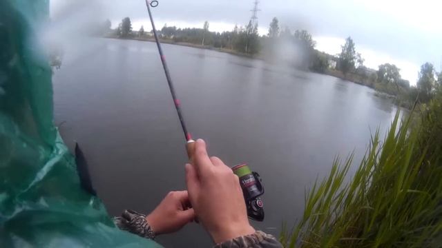 Тест драйв экшн камеры. День Первый! Плюс бонусом окунек!